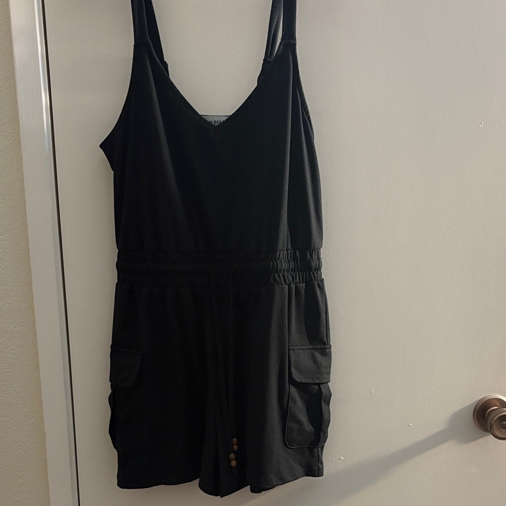 Almost Famous Black Jumpsuit